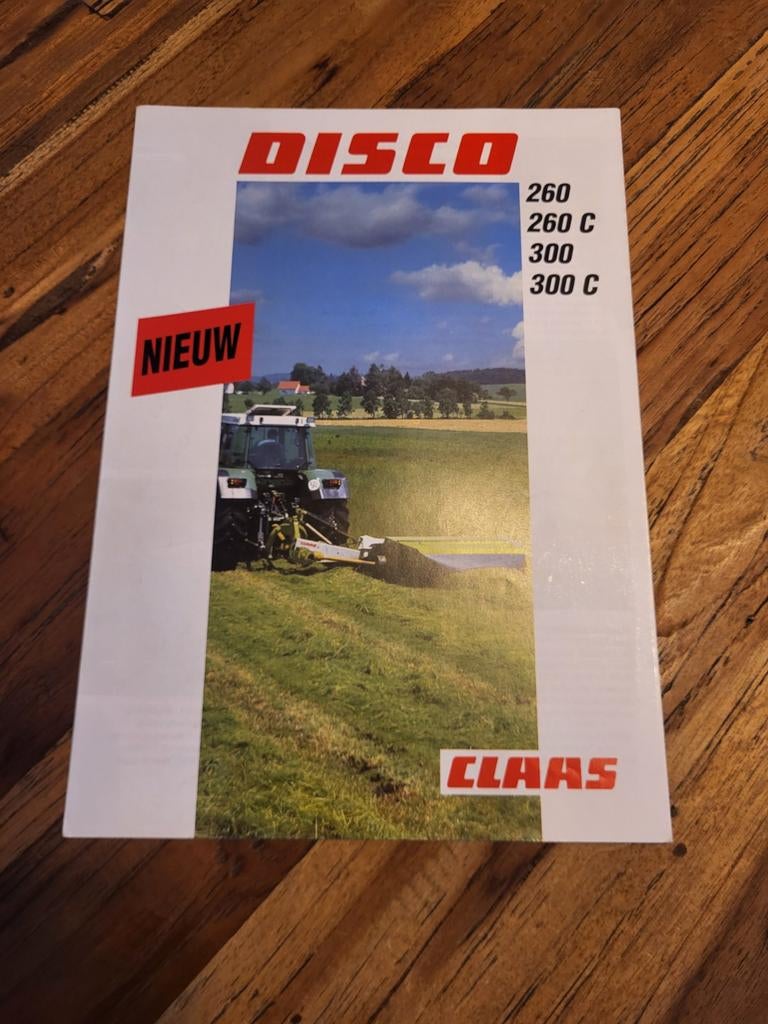 Tractor folder Claas Disco, Boeken, Catalogussen en Folders, Ophalen of Verzenden, Zo goed als nieuw