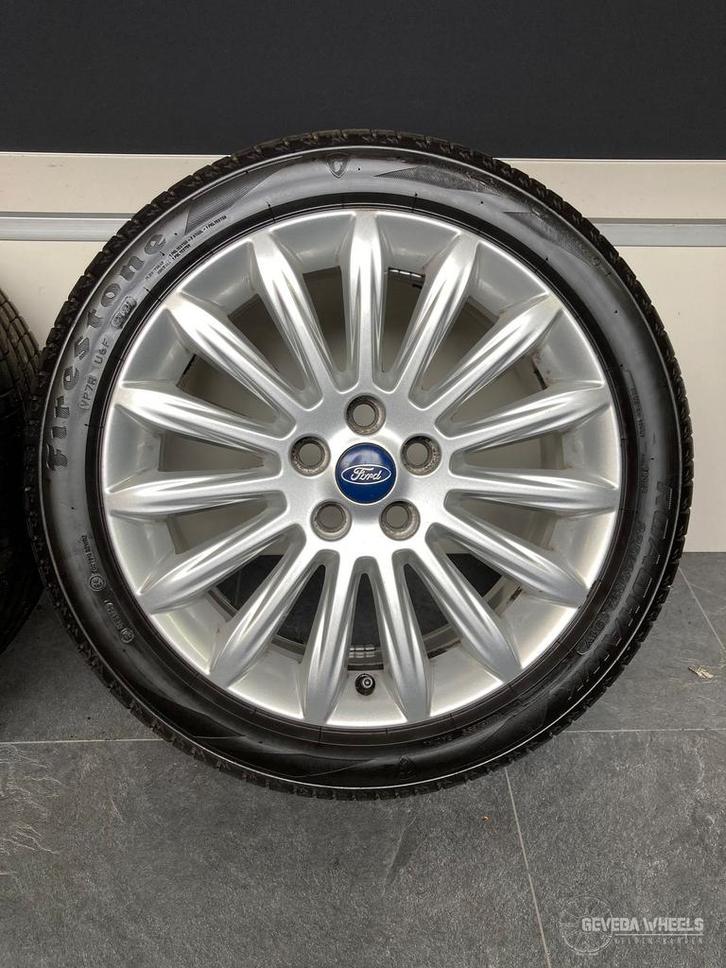 17” originele Ford Focus MK2 velgen + banden 5x108 AM2J-1007, Auto-onderdelen, Banden en Velgen, Banden en Velgen, Zomerbanden