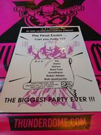 Thunderdome final exam poster hardcore gabber 90s rave, Ophalen of Verzenden, Nieuw, A1 t/m A3