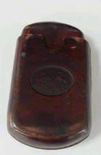 Antieke lederen etui voor sigaren London Make, Ophalen of Verzenden, Gebruikt, Tabaksdoos of Verpakking