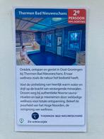 Kortingsbon sauna Thermen Bad Nieuweschans, Tickets en Kaartjes, Kortingen en Cadeaubonnen, Drie personen of meer, Kortingsbon