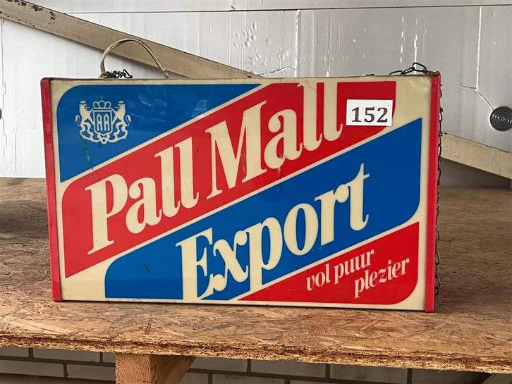 Pall Mall export dubbelzijdige lichtbak, Verzamelen, Merken en Reclamevoorwerpen, Gebruikt, Lichtbak of (neon) lamp, Ophalen