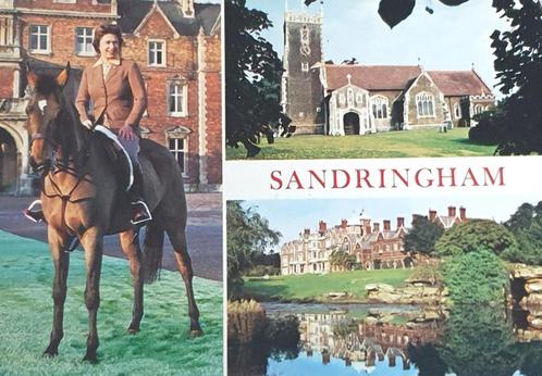 Ansichtkaart Elizabeth Sandringham koninklijk huis (219), Verzamelen, Koninklijk Huis en Royalty, Zo goed als nieuw, Kaart, Foto of Prent