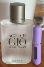 Aqua Di Gio Giorgio Armani homme Eau de toilette proef 10ml, Sieraden, Tassen en Uiterlijk, Uiterlijk | Parfum, Ophalen of Verzenden