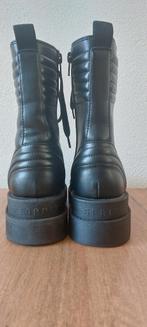 Esprit leren dames boots - maat 39, Zwart, Lage of Enkellaarzen, Ophalen of Verzenden, Zo goed als nieuw
