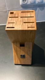 Zwilling messenblok, Huis en Inrichting, Keuken | Bestek, Ophalen of Verzenden, Zo goed als nieuw, Rvs of Chroom