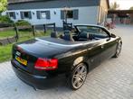 Audi A4 2.0 Tfsi 200+pk Cabrio AUT 2007 Zwart S line pakket, Auto's, Audi, Zwart, 4 cilinders, 4 stoelen, A4