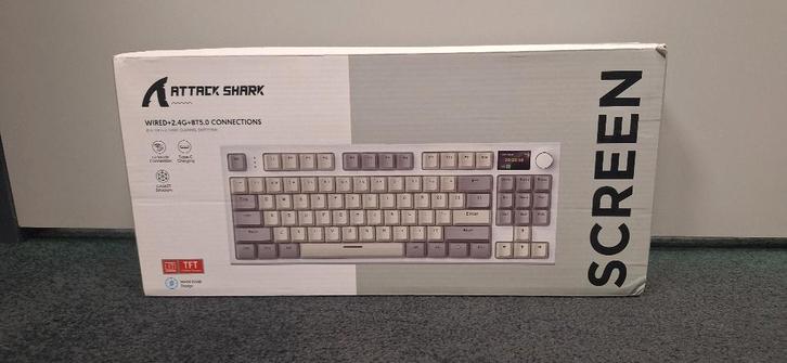 Attack Shark K86, Computers en Software, Toetsenborden, Nieuw, Qwerty, Draadloos, Gaming toetsenbord, Ophalen