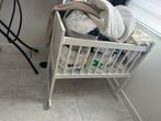 Witte Wieg - Babykamer, Kinderen en Baby's, Ophalen of Verzenden, Gebruikt, Wieg