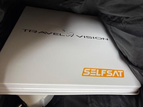 Travel Vision R6 flat + Philips TV 22inch, Audio, Tv en Foto, Schotelantennes, Zo goed als nieuw, (Schotel)antenne, Overige merken