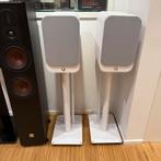 Q Acoustics 3030i boekenplank luidspreker met stands, Audio, Tv en Foto, Luidsprekers, Zo goed als nieuw, Minder dan 60 watt, Front, Rear of Stereo speakers