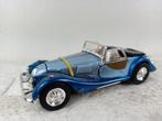 cararama 1/43 morgan blauw, Hobby en Vrije tijd, Modelauto's | 1:43, Ophalen of Verzenden, Zo goed als nieuw, Auto, Overige merken