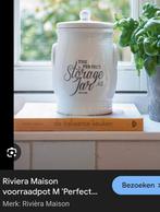GEZOCHT: Riviera Maison voorraadpot maat M, Ophalen of Verzenden, Zo goed als nieuw, Glas, Pot, Bus of Blik