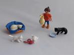 playmobil, Meisje met poezenfamilie 5126, Ophalen of Verzenden, Gebruikt