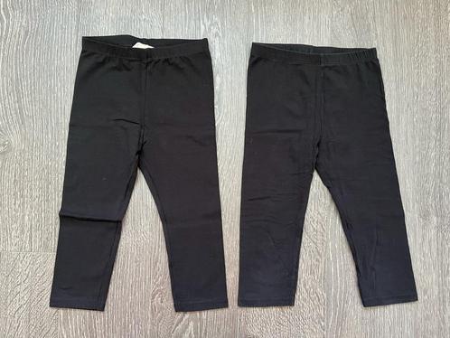 Meisjes capri driekwart legging / leggings zwart H&M mt 116, Kinderen en Baby's, Kinderkleding | Maat 116, Zo goed als nieuw, Meisje