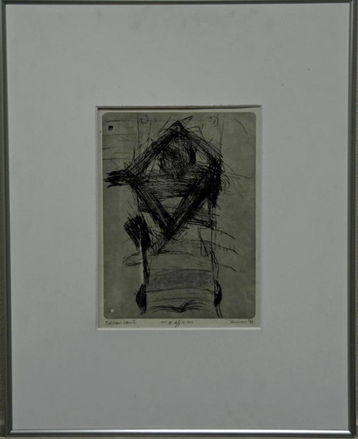 '' Arlechin '', Antiek en Kunst, Kunst | Etsen en Gravures, Ophalen of Verzenden