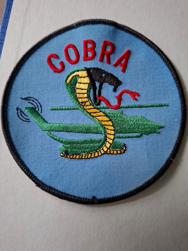 US Army AH-1 Cobra Attack Helicopter patch, Ophalen of Verzenden, Zo goed als nieuw, Patch, Badge of Embleem
