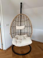 Hangstoel / egg chair, Huis en Inrichting, Ophalen, Bruin, Zo goed als nieuw, Riet of Rotan