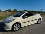 Peugeot 207 1.6 VTI CC AUTOMAAT 2007 AIRCO, Auto's, Stof, 74 €/maand, Zwart, 4 cilinders