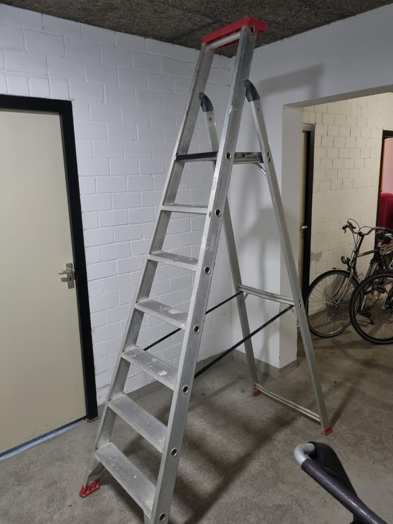 Kelfort plateau trap 1x7, Doe-het-zelf en Verbouw, Ladders en Trappen, 2 tot 4 meter, Ophalen