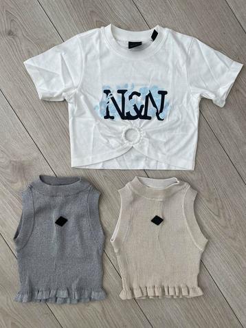 Nik&Nik 1 shirt en 2 tops maat 128 beschikbaar voor biedingen
