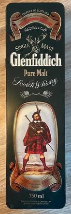 Blik van Glenfiddich Scotch Whisky, Verzamelen, Ophalen of Verzenden, Zo goed als nieuw, Overige, Overige merken