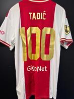 Uniek Jubileum shirt Ajax gesigneerd door Tadic, Maat L, Ophalen of Verzenden, Nieuw, Shirt