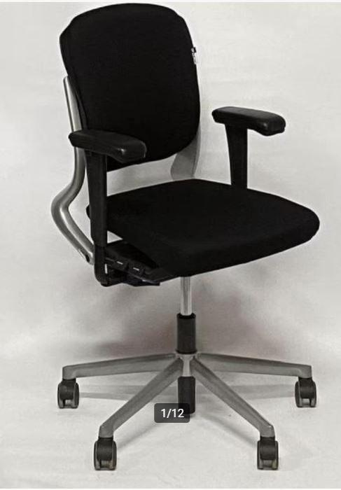 Ahrend 230 Bureaustoel Lage Rug Met Zithelling, Huis en Inrichting, Bureaustoelen, Gebruikt, Bureaustoel, Zwart, Ophalen of Verzenden