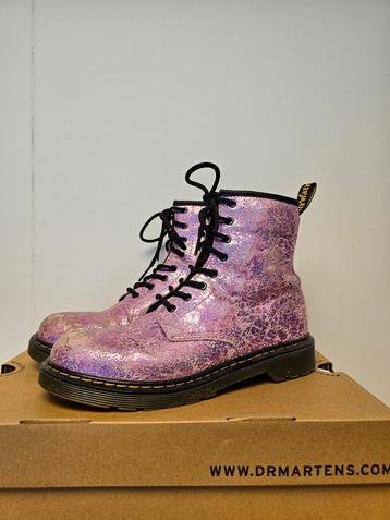 Dr. Martens stoere roze laarzen maat 37 "disco crinkle" beschikbaar voor biedingen