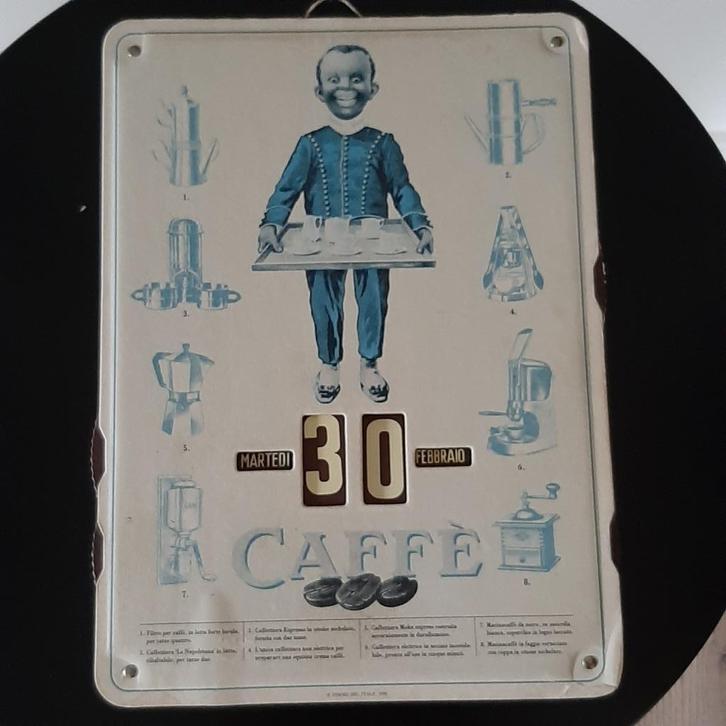 🍵Brocante: Forme SRL Jaarkalender - Caffè (koffie)️🏷️teab, Diversen, Rommelmarktspullen, Gebruikt, Ophalen of Verzenden