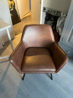 Lederen fauteuil, Huis en Inrichting, Ophalen, Zo goed als nieuw, 50 tot 75 cm, Leer