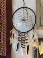 Grote dromenvanger dreamcatcher boho hout veren decoratie, Ophalen of Verzenden, Zo goed als nieuw