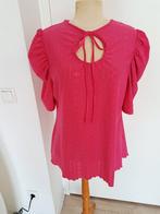 Shirt maat XXL stretch fuchsia, Verzenden, Zo goed als nieuw, Roze, Korte mouw