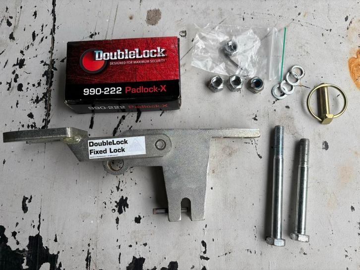 Disselslot Doublelock SCM ongeremde aanhanger, Auto diversen, Aanhangwagen-onderdelen, Gebruikt, Ophalen of Verzenden