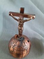 Tafelaansteker "Christus aan het kruis", Verzamelen, Rookartikelen, Aanstekers en Luciferdoosjes, Ophalen of Verzenden, Gebruikt