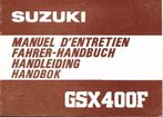Suzuki GSX400 F handleiding manual (7172z), Verzenden, Suzuki
