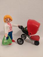 Playmobil tweeling kinderwagen met moeder 5573, Kinderen en Baby's, Speelgoed | Playmobil, Ophalen of Verzenden, Zo goed als nieuw