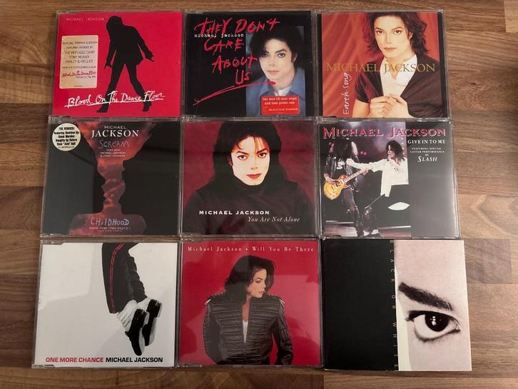 Michael Jackson CD Singles (24 stuks), Cd's en Dvd's, Cd Singles, Zo goed als nieuw, Pop, 6 singles of meer, Ophalen of Verzenden