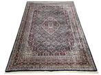 Handmade Persian wool Bidjar carpet medallion blue 178x271cm, Persian Perzisch vintage oosters hype, Crème, 150 tot 200 cm, 200 cm of meer