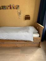 Steigerhouten 1-persoons bed, Ophalen, Gebruikt, 90 cm, Eenpersoons