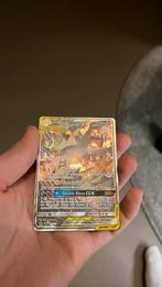 Reshiram & Charizard SM201, Hobby en Vrije tijd, Verzamelkaartspellen | Pokémon, Ophalen of Verzenden, Zo goed als nieuw, Losse kaart