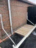 Zonnescherm 3 meter, 150 tot 300 cm, Ophalen, Zo goed als nieuw, Knikarmscherm