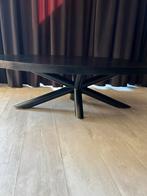 Ovale Salontafel met Kruispoot, Huis en Inrichting, Tafels | Salontafels, Gebruikt, 100 tot 150 cm, Minder dan 50 cm, Ovaal