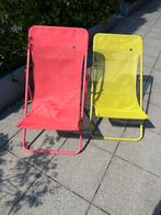 Lafuma Strandstoelen - Comfortabel en Stijlvol, Tuin en Terras, Ophalen, Zo goed als nieuw, Textileen, Inklapbaar