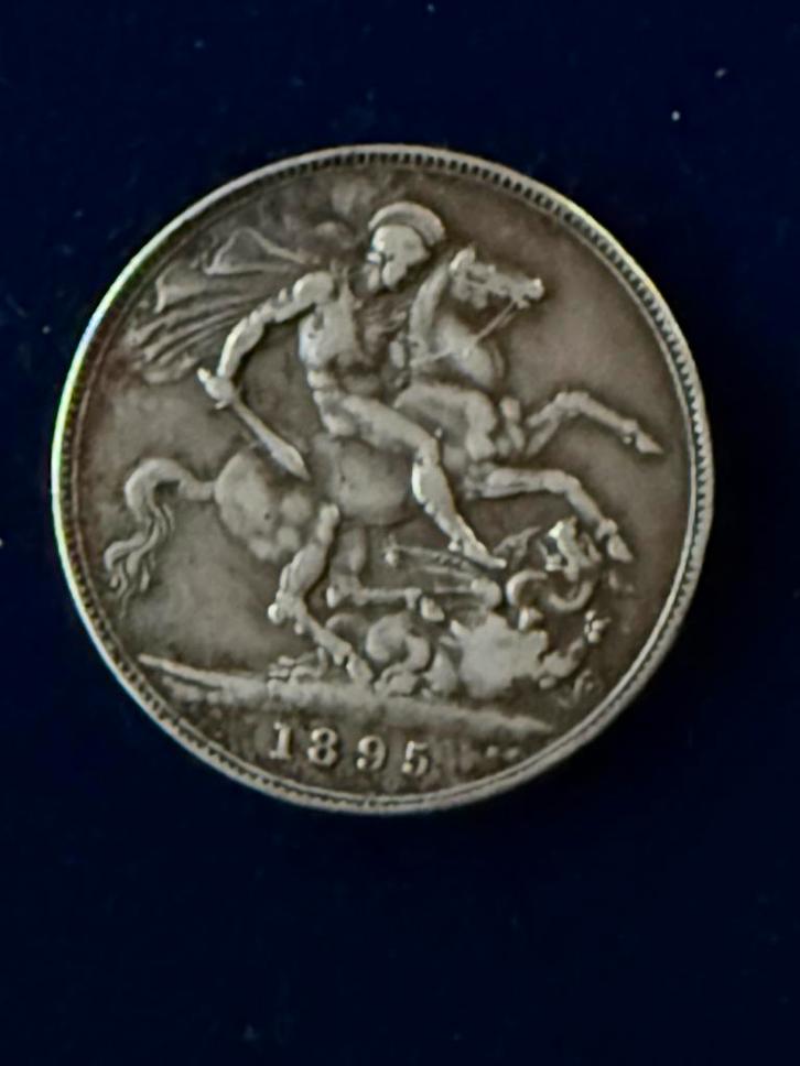 Kroon koningin Victoria 1895, Postzegels en Munten, Munten | Nederland, Losse munt, Overige waardes, Zilver, Ophalen of Verzenden