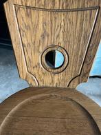 Brutalist stained oak bar krukken, Huis en Inrichting, Tafelonderdelen, Ophalen of Verzenden, Zo goed als nieuw, Rechthoekig, 50 tot 100 cm