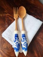Vintage Saladset ~ Blue Willow, Antiek en Kunst, Ophalen of Verzenden