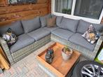 Loungebank van Wicker met 5 zitplaatsen, Tuin en Terras, Tuinsets en Loungesets, Ophalen, 5 zitplaatsen, Bank, Zo goed als nieuw