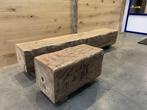Meerpaalbank, robuuste zitbank recycle hardhout zitbank, Tuin en Terras, Tuinmeubel-accessoires, Niet ingevuld, Niet ingevuld
