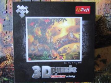 844, legpuzzel 3D JAGUARS TREFL 500 st